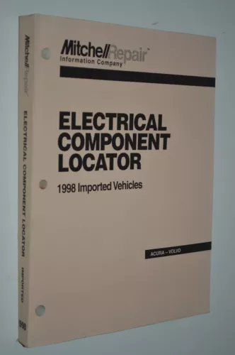 NEW LISTING1998 ELECTRICAL COMPONENT LOCATER SERVICE REPAIR SHOP MANUAL IMPORTED CARS TRUCK