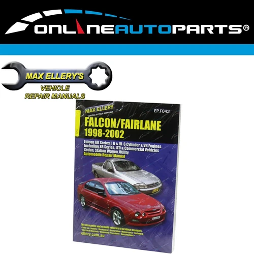 s-l500-36.webp Workshop Car Repair Manual for Ford AU Falcon XR6 XR8 Sedan Wagon Ute Book - Image 1